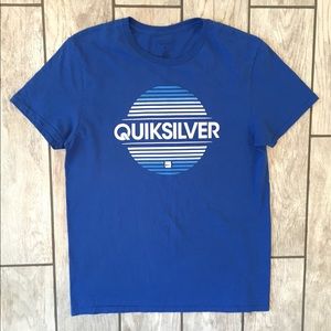 Quicksilver Men’s Graphic T-Shirt Sz. M Blue Surf